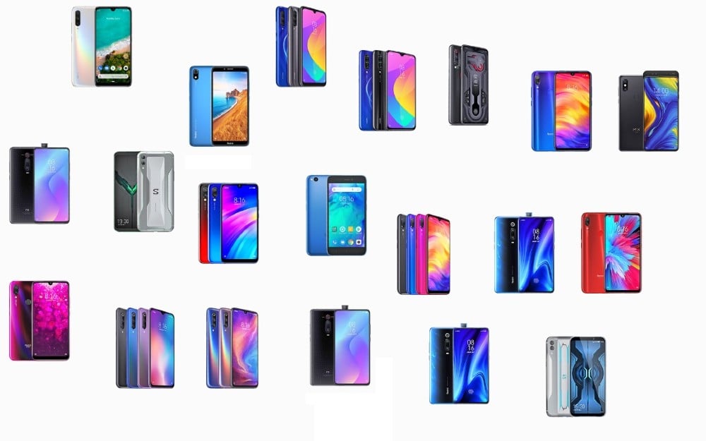 Xiaomi smartfony 2019
