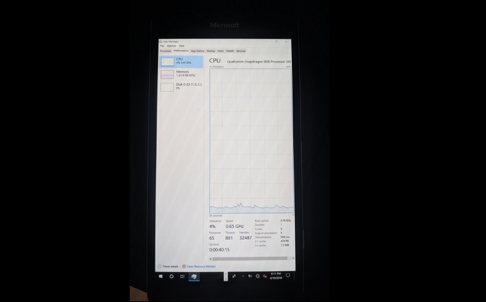 Lumia 950 s Windows 10 ARM