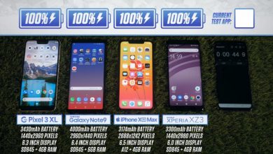 iphone Xs vs Galaxy Note 9 vs Google Pixel 3 XL vs Xperia ZX3