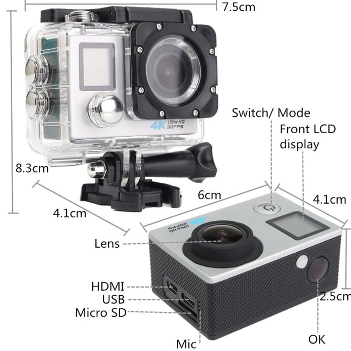 Akcna 4K kamera
