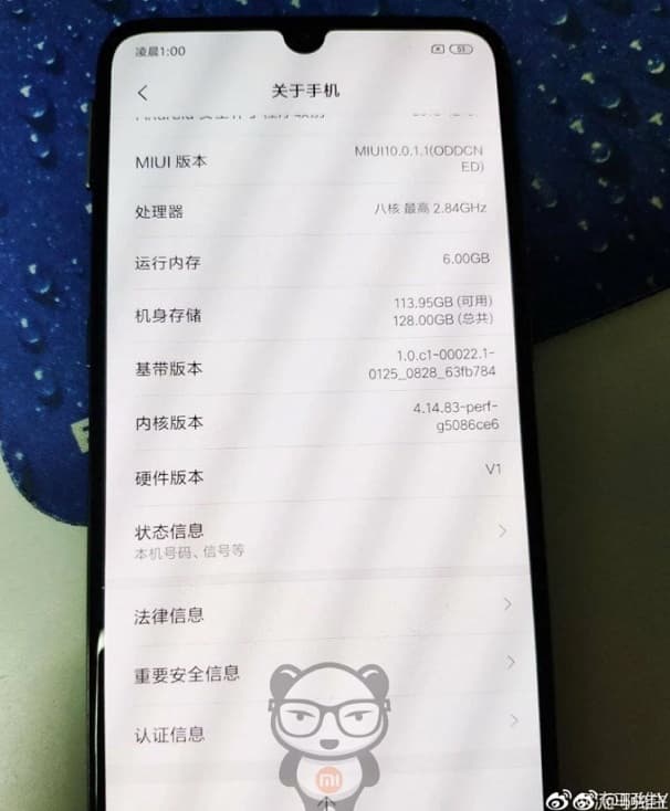 Xiaomi Mi 9 specifikacie (1)