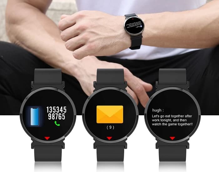 E28 Smart Watch podpora notifikacii