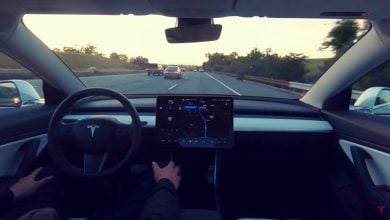 Tesla self-driving car