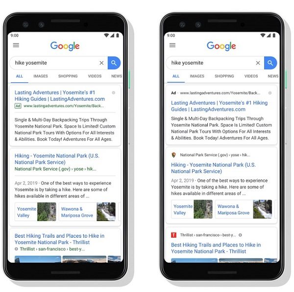 Google vysledky mobilneho vyhladavania zmeny