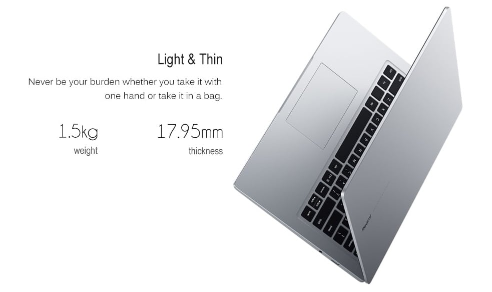 Xiaomi RedmiBook dizajn