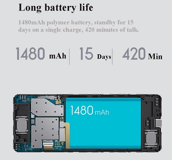 Xiaomi QIN 1S 4G bateria