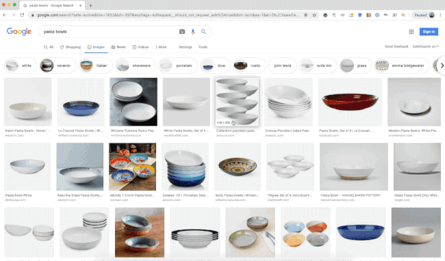 google obrazky aktualizacia vyhladavania