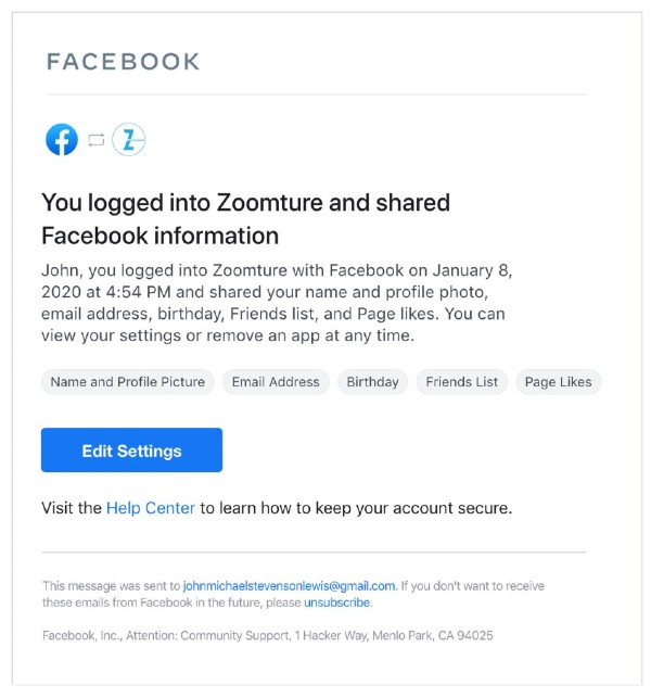Facebook_informacie o datach ktore zdielame prihlasenim sa