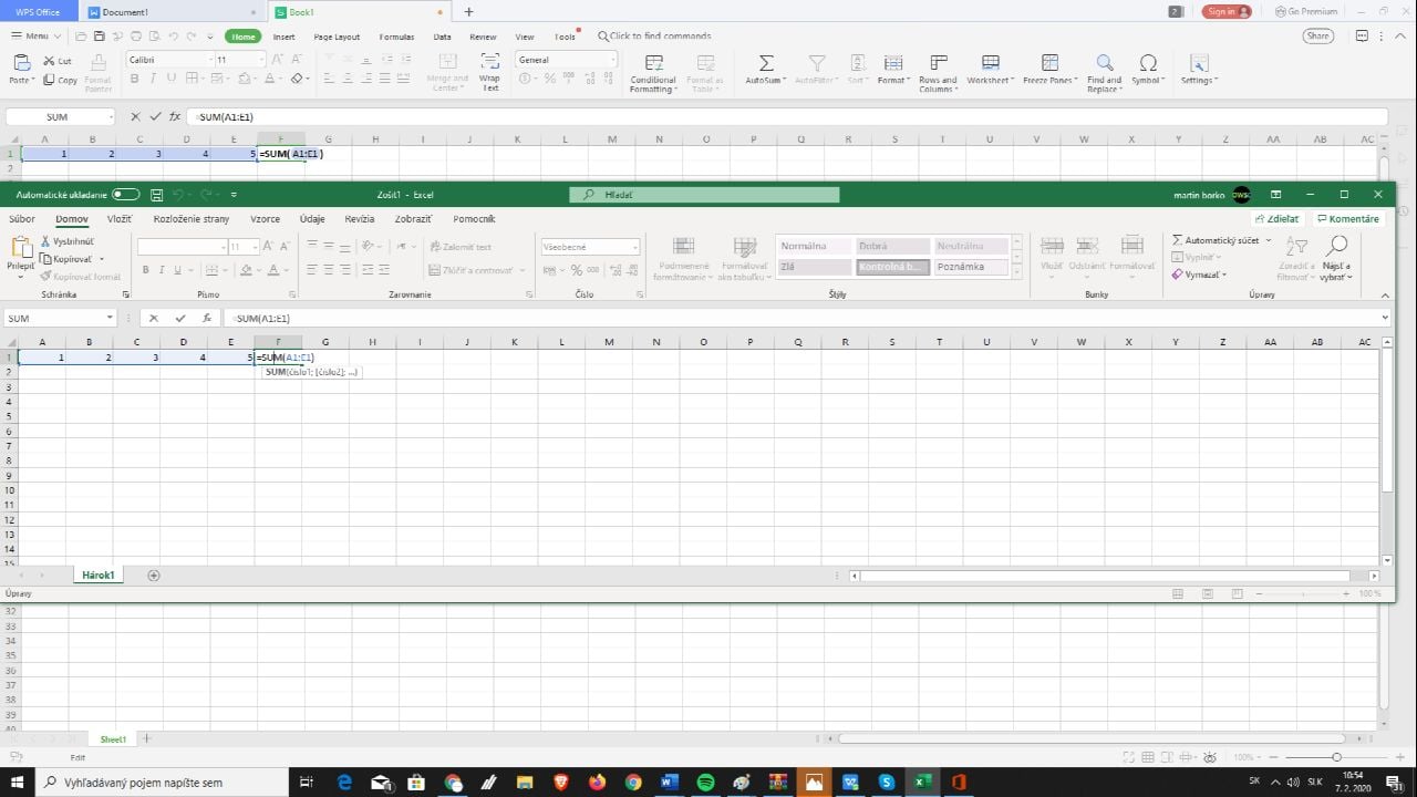 WPS Office_Excel_VS_Microsoft Office_Excel