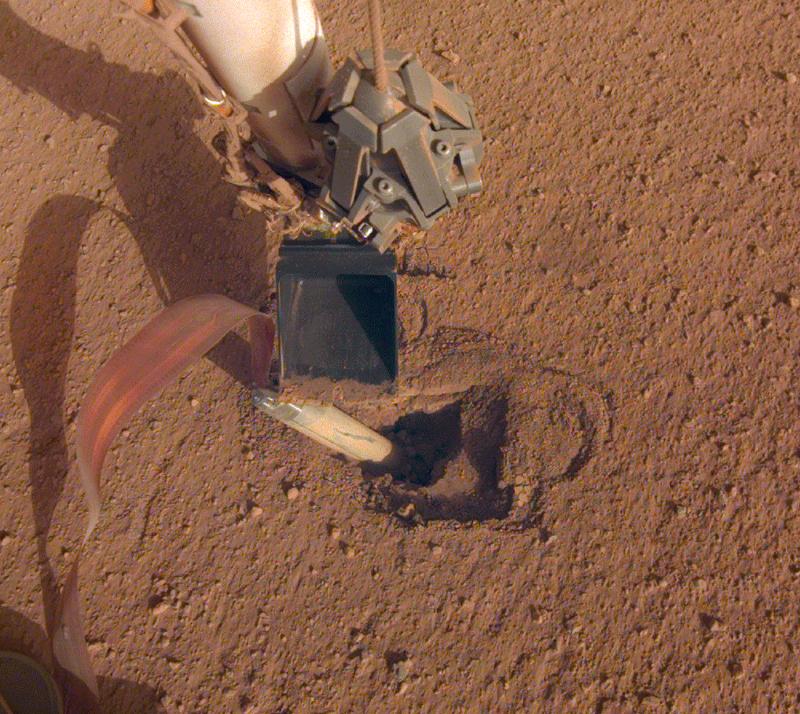 NASA zaseknuty vrtak na Marse