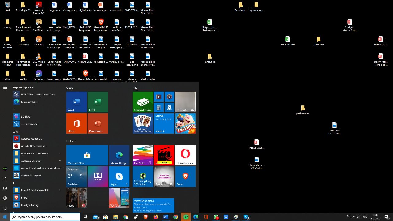 Windows 10_ponuka start
