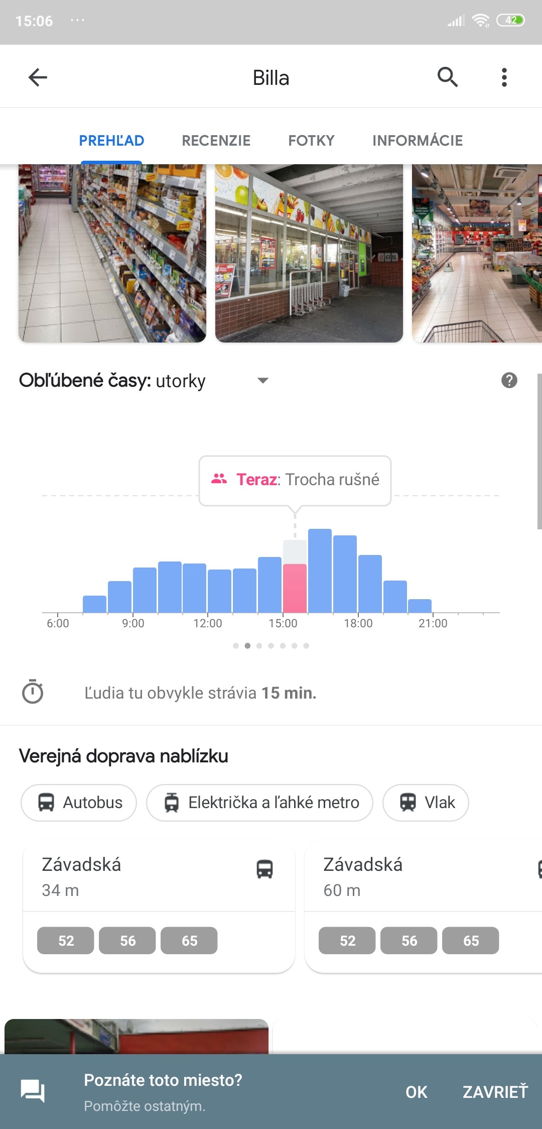 Google Mapy_ako zistit kolko ludi je v obchode_3