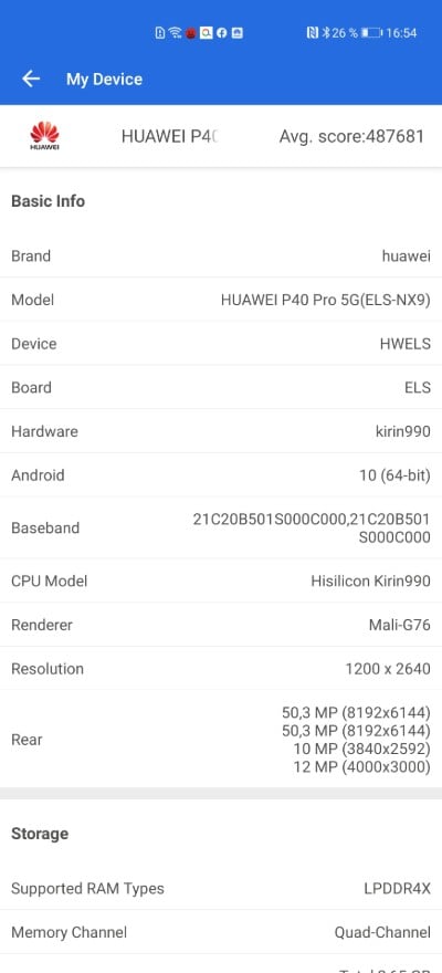 Huawei P40 Pro_AnTuTu_2