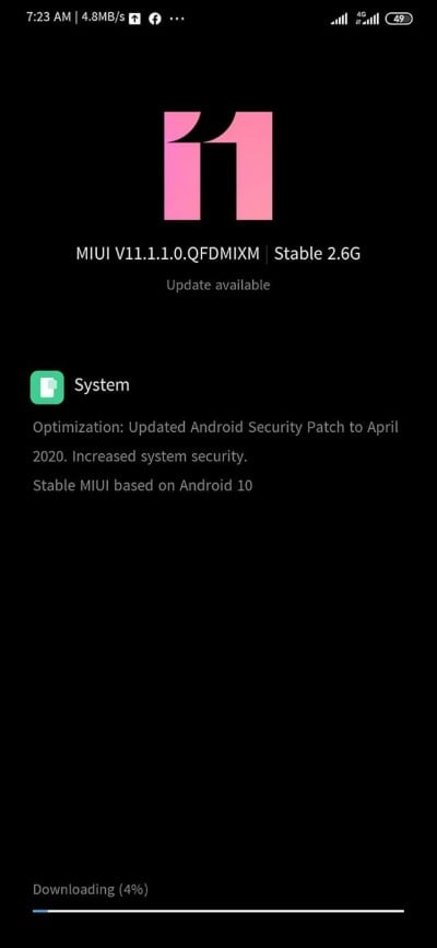 Xiaomi Mi Note 10_aktualizacia s Androidom 10_printscreen