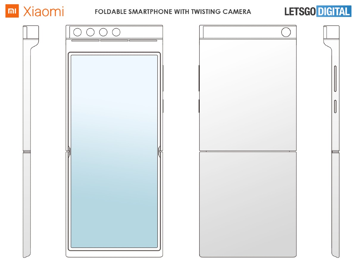Xiaomi patent skladatelneho smartfonu s rotujucou kamerou_1