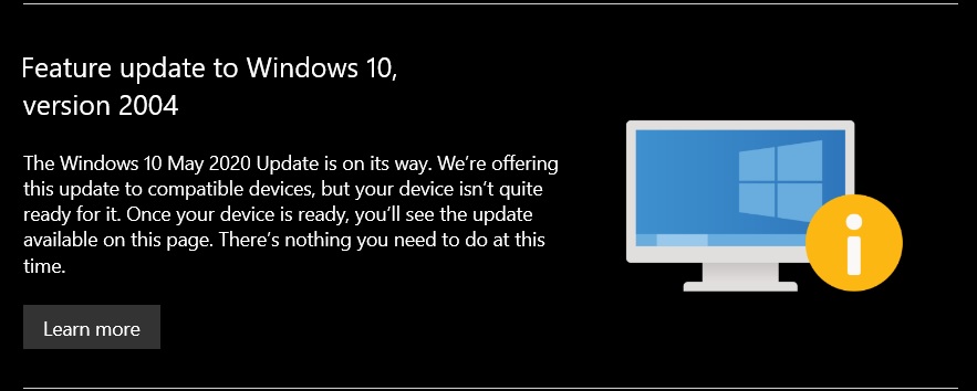 hlaska Windows 10 o nekompatibilita systemu s PC