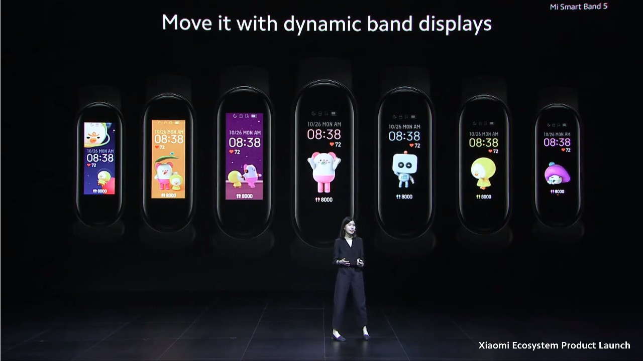 Xiaomi Mi Band 5_dynamicke pozadia