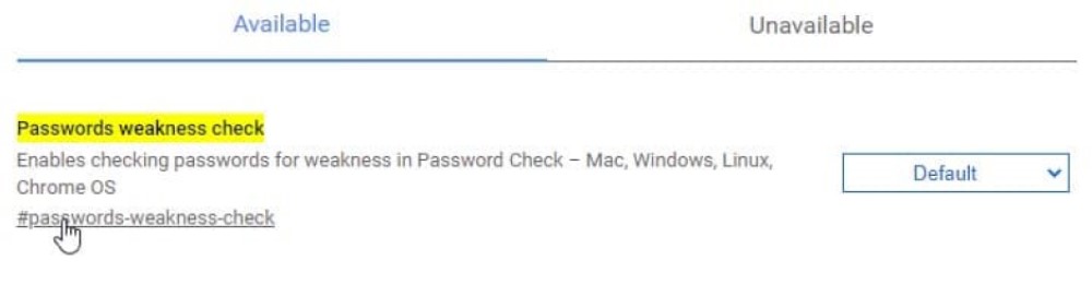 google chrome upozornenie na slabe heslo