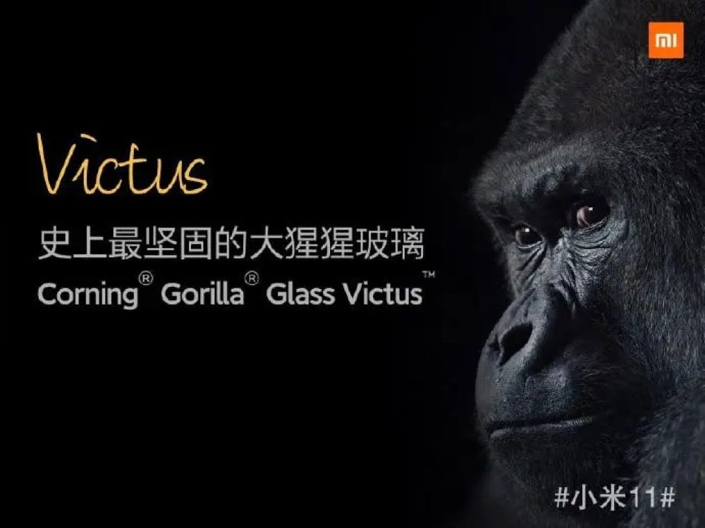 xiaomi mi 11 corning gorilla glass victus