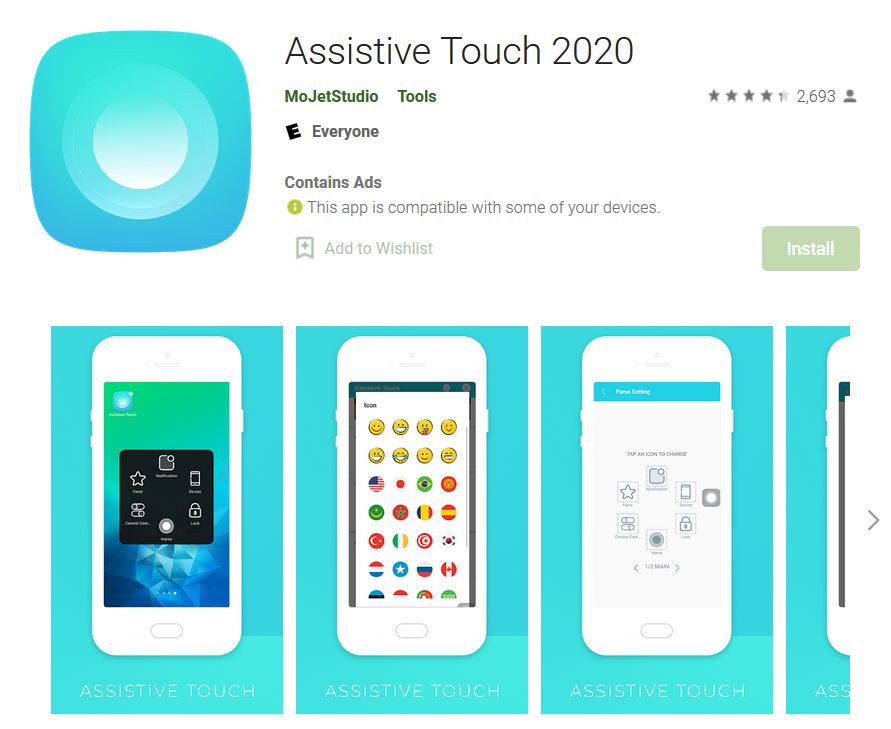 adware aplikacia assistive touch 2020