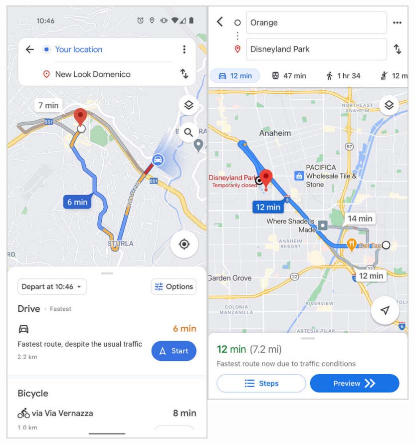 Google Mapy_porovnanie