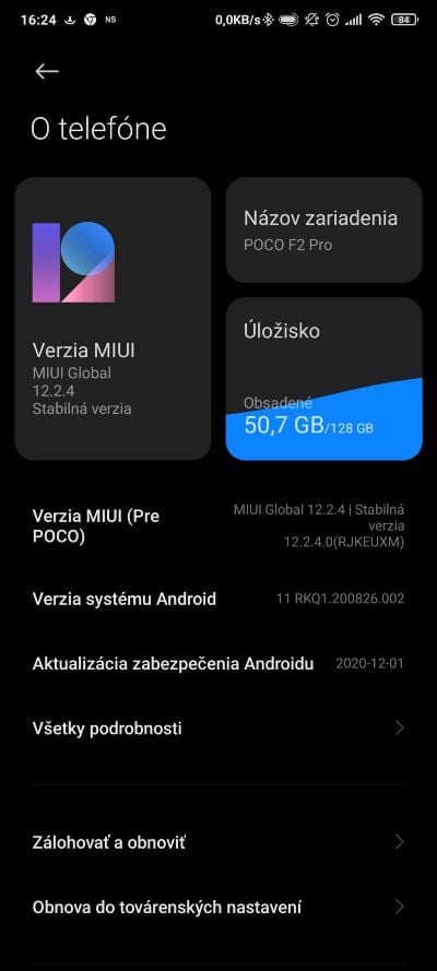 MIUI a Android verzia_Xiaomi
