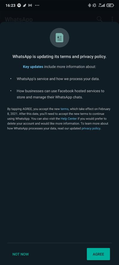 WhatsApp podmienky_januar 2021