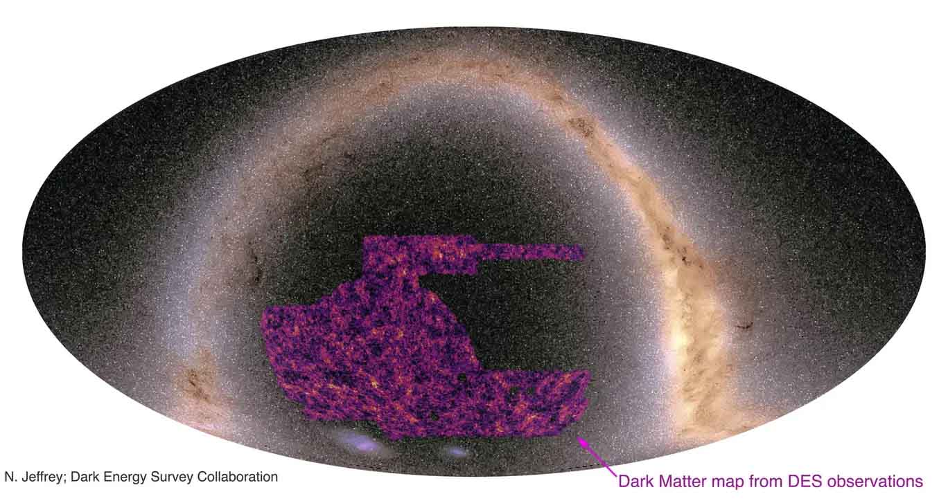 Mapa temnej hmoty