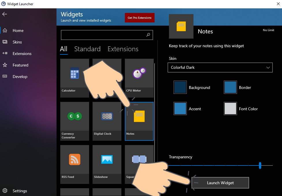 pridanie widgetu vo Windows 10_na plochu obrazovky