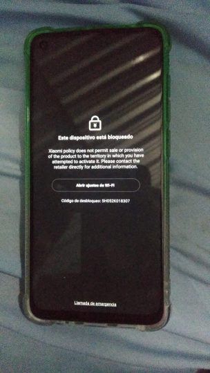 Xiaomi zablokovany smartfon