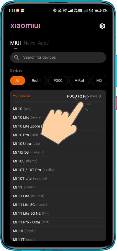 kontrola kompability Xiaomi s MIUI 13 a Androidom 12