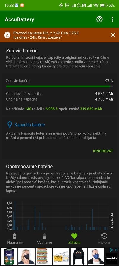 Zdravie baterie Android smartfonu_1