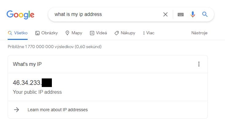 Aka je moja IP adresa a ako to zistit