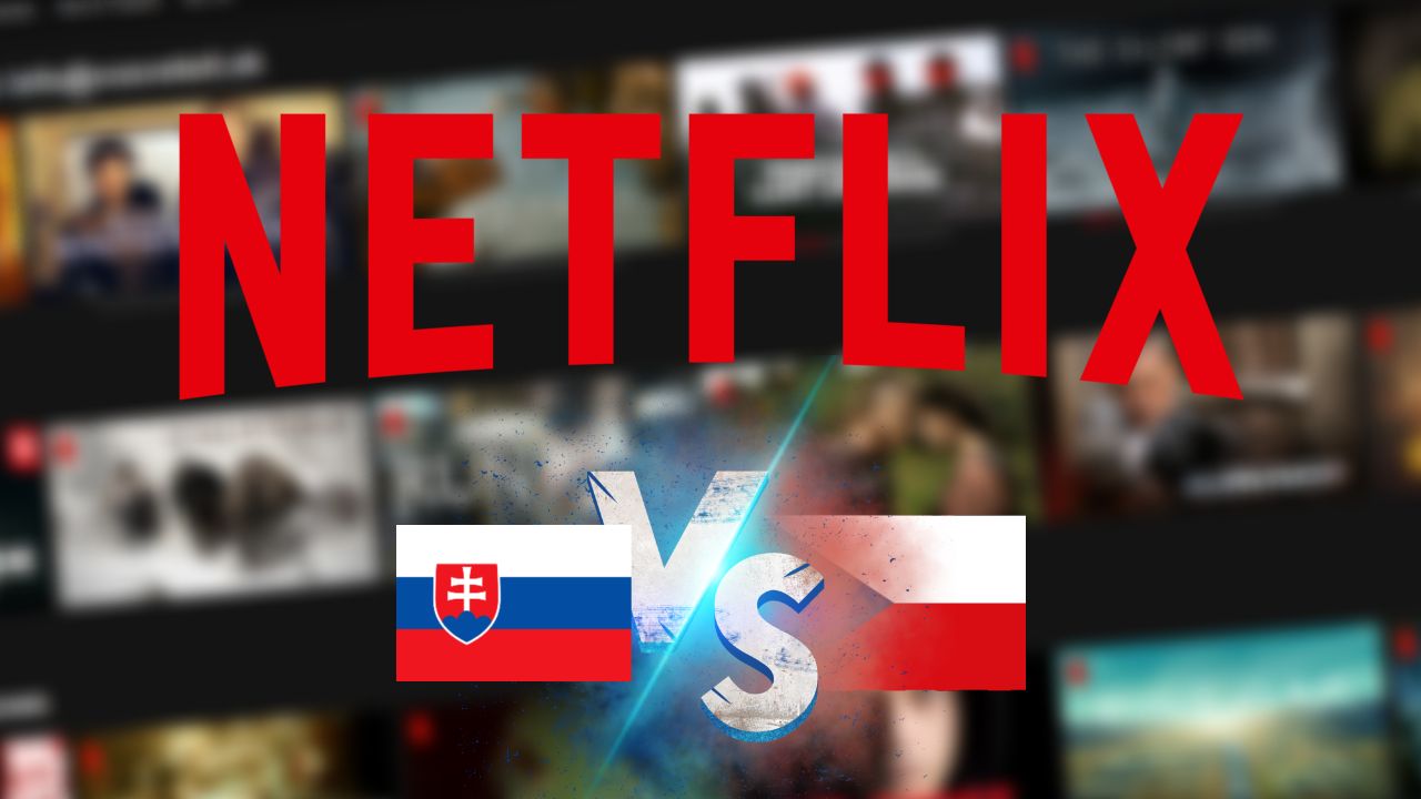 Netflix Slovensko vs Cesko