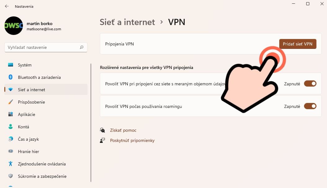 Ako nastavit VPN v pocitaci_3