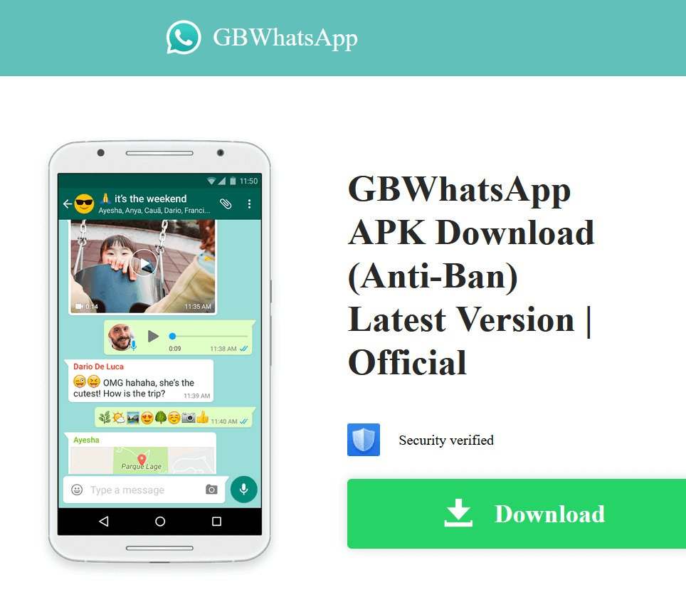 GB whatsapp fake
