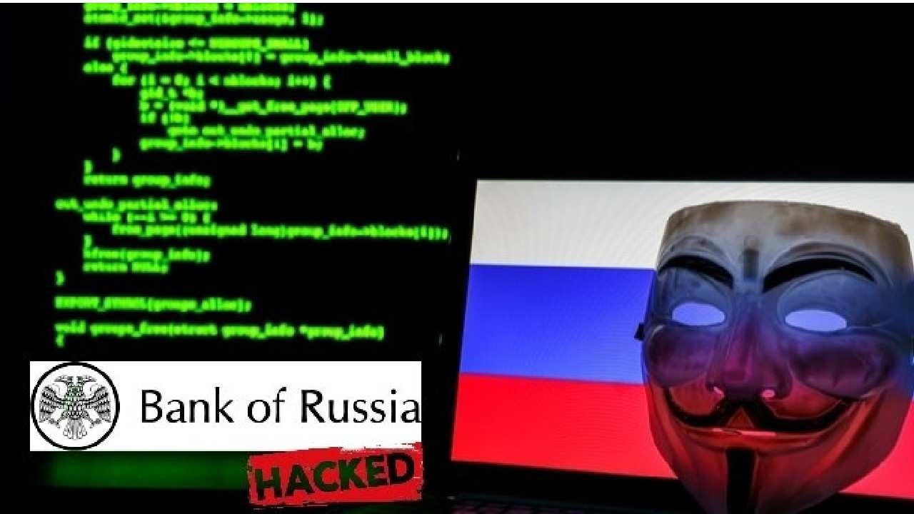 hackeri hackli rusku centralnu banku