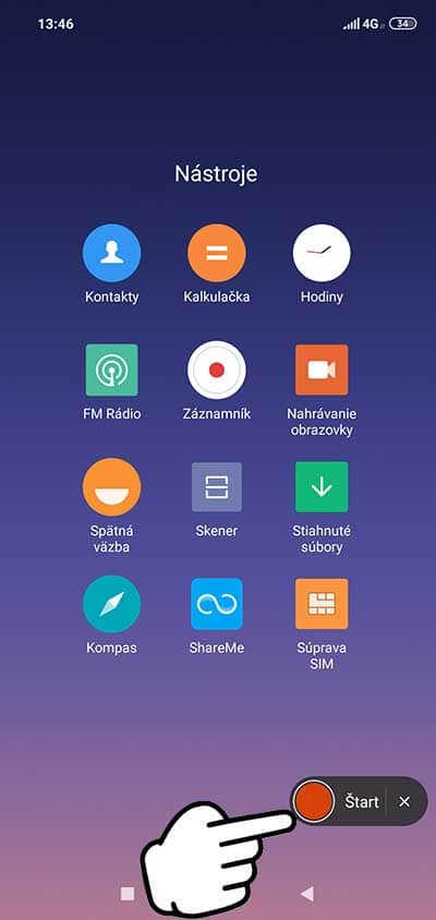 Ako funguje nahrávanie obrazovky Xiaomi?