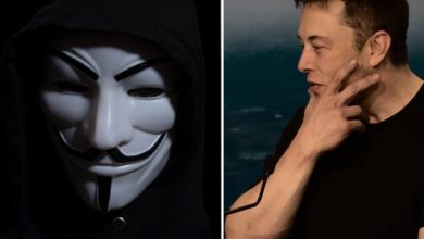 Elon Musk a Anonymous