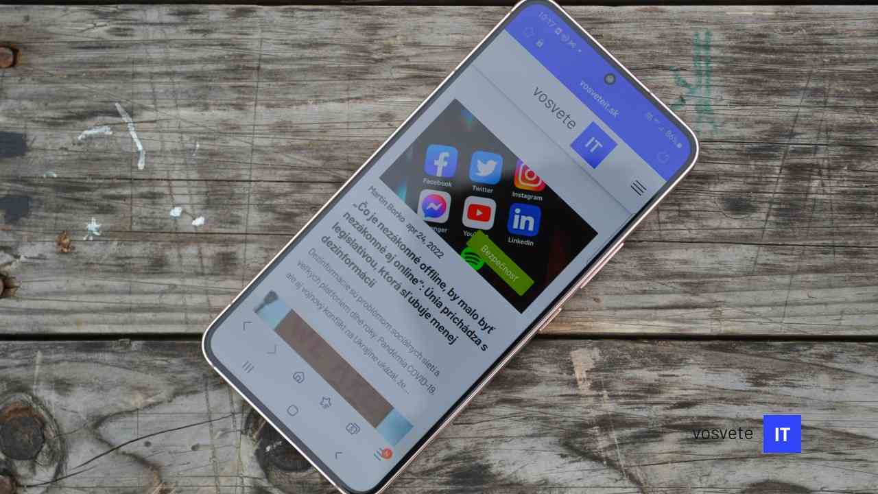 Samsung Galaxy S22_recenzia_displej_2