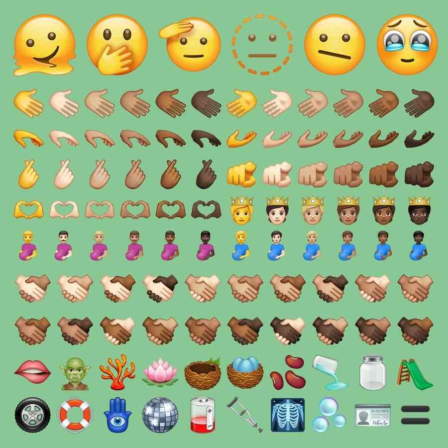 WhatsApp 107 novyh emoji